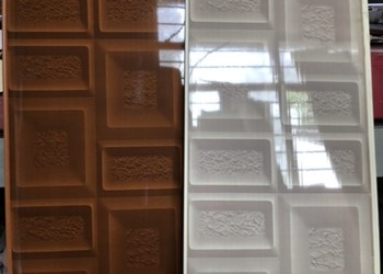 डिजाइन विविधता 3 डी पीवीसी दीवार पैनलों / 3 डी सजावटी दीवार पैनलों आसान स्थापित करें