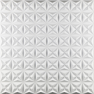 स्वयं चिपकने वाला 3 डी सफेद दीवार पैनलों, आधुनिक 3 डी दीवार पैनलों पीवीसी सामग्री